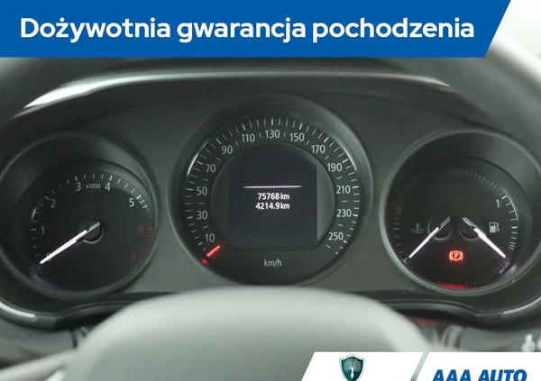 Renault Megane cena 40000 przebieg: 75764, rok produkcji 2017 z Świnoujście małe 211